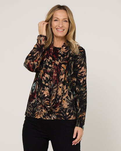 Lani Knit Top & Snood - Autumn Palm