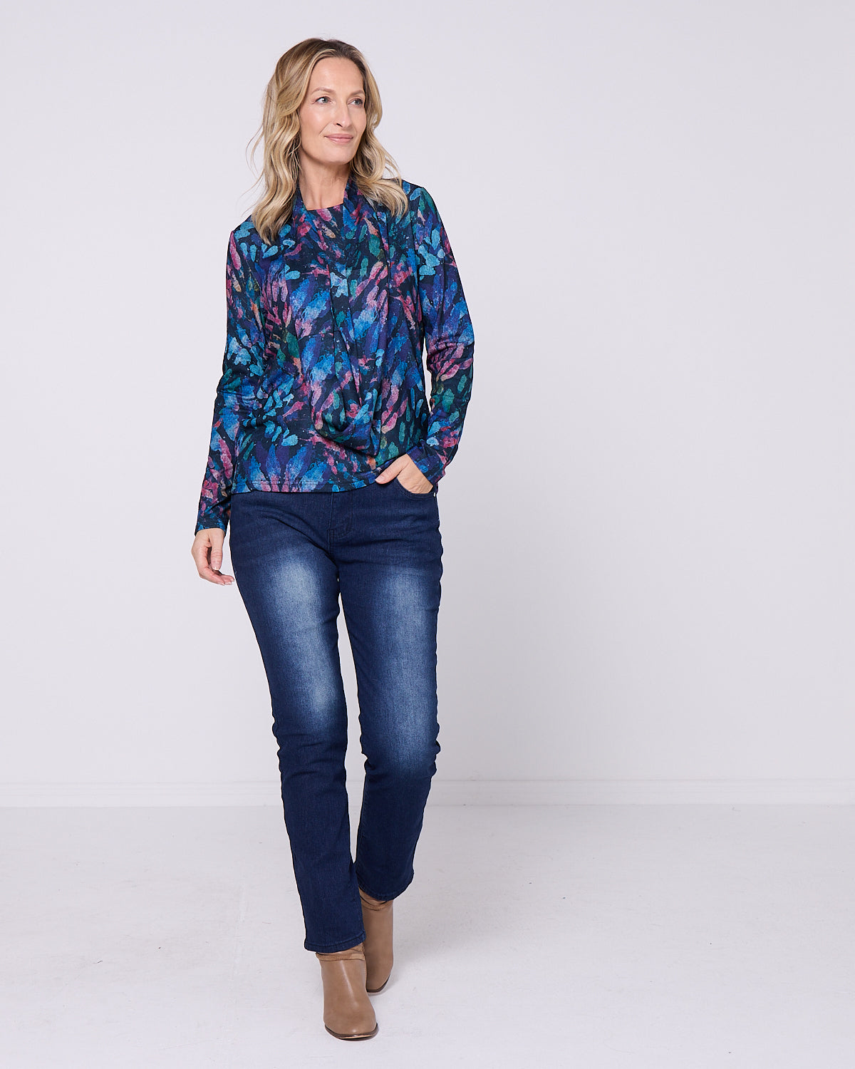 Lani Knit Top & Snood - Opal