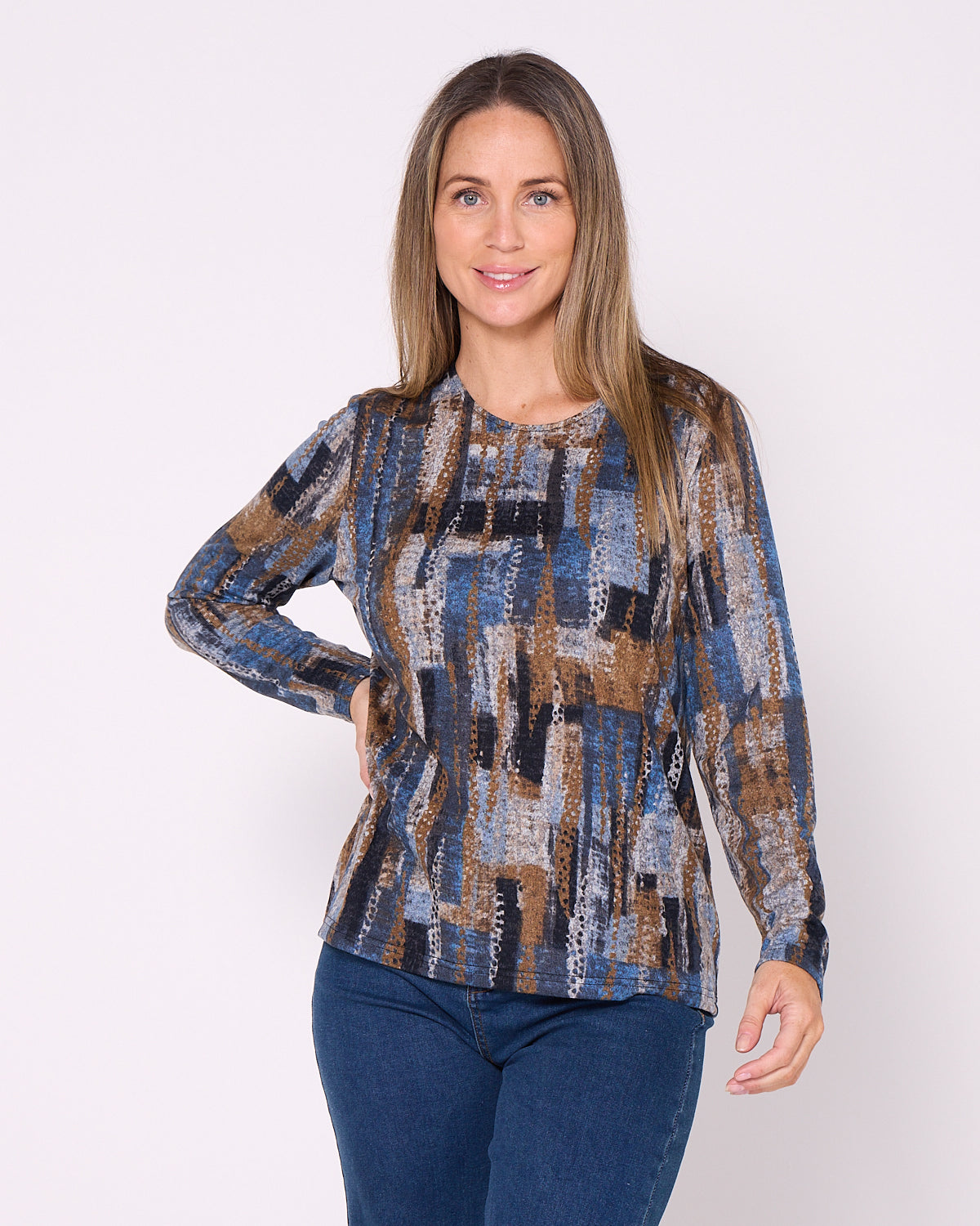 Lani Knit Top & Snood - Blue Canyon