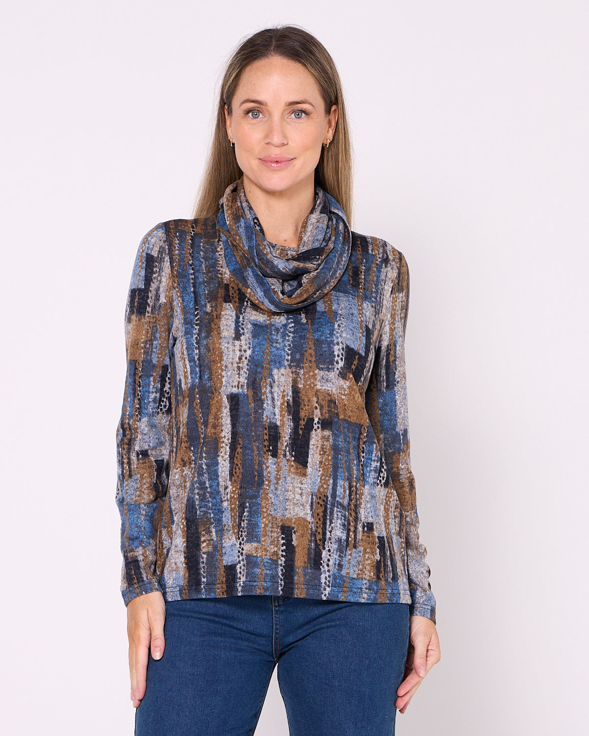 Lani Knit Top & Snood - Blue Canyon