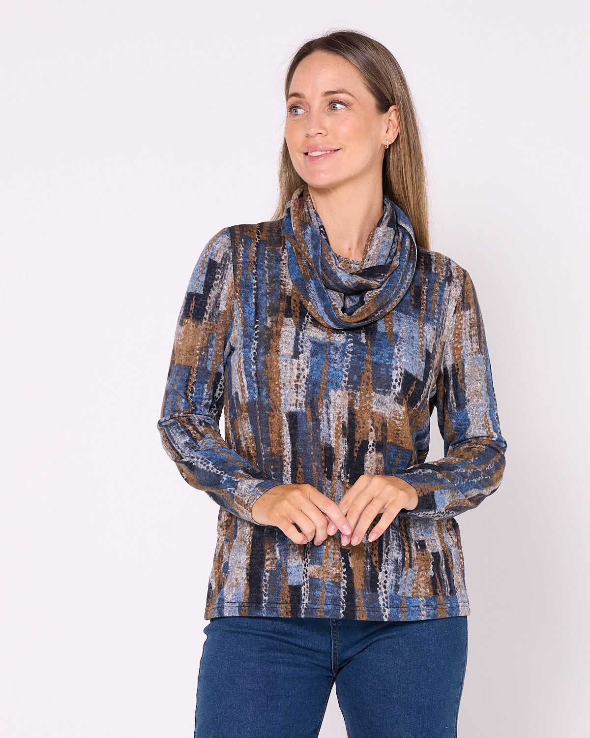 Lani Knit Top & Snood - Blue Canyon
