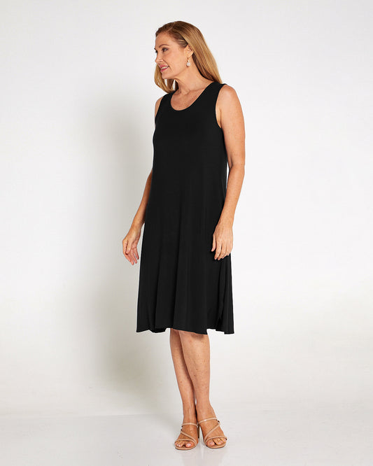 Laura Bamboo Slip - Black