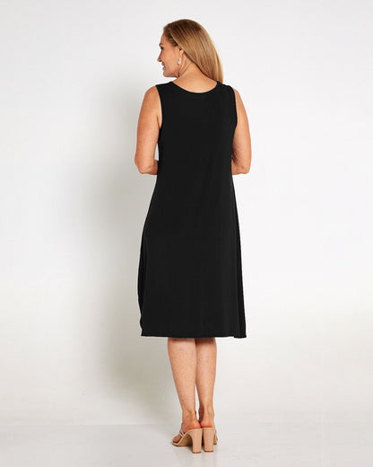 Laura Bamboo Slip - Black