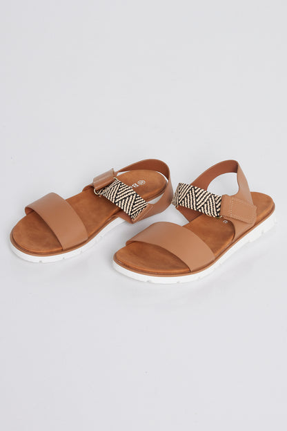 Athena Sandal - Camel