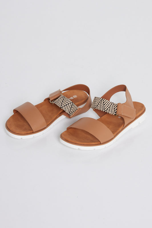 Athena Sandal - Camel