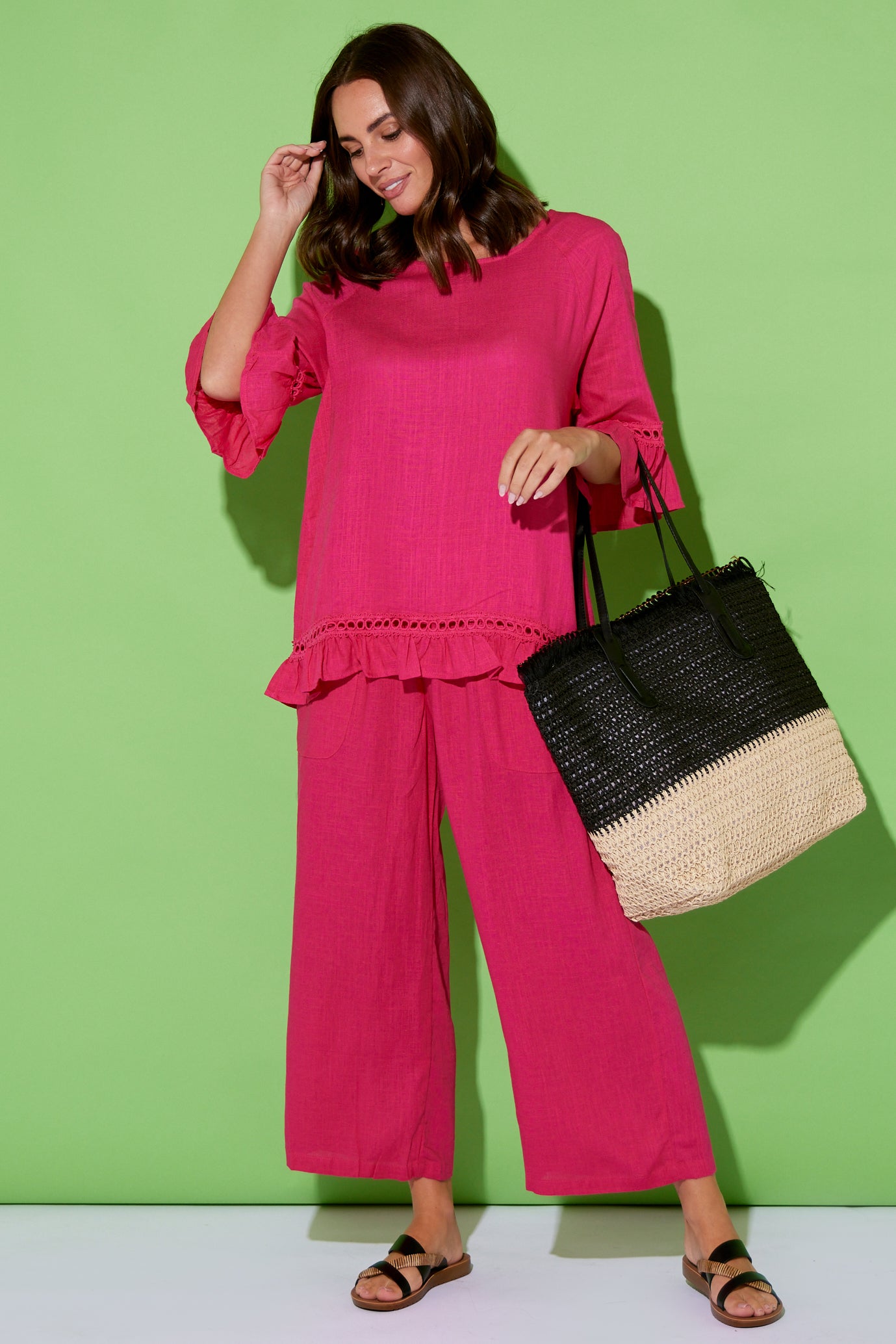 Aiko Linen Pants - Khaki – TULIO Fashion