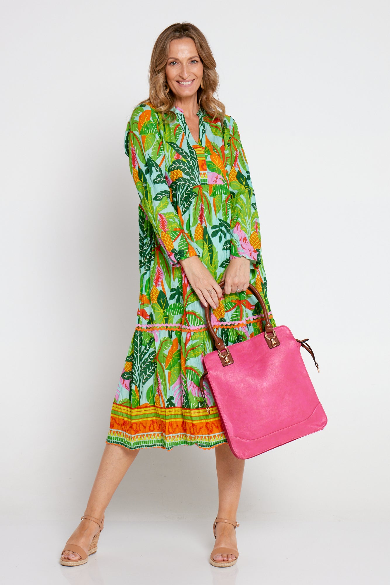 New York Tote Bag - Rose/Pink