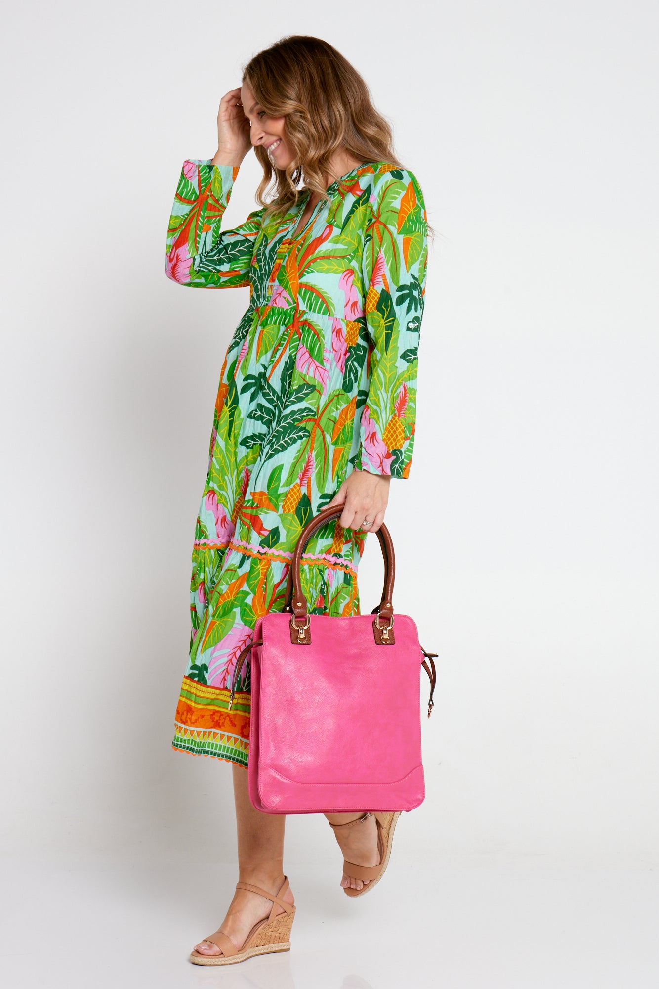 New York Tote Bag - Rose/Pink