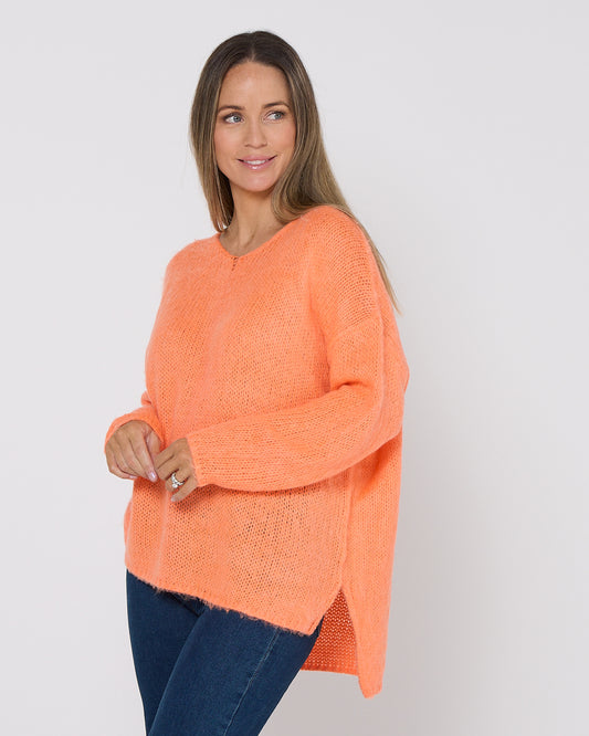 Lyon Relaxed Jumper - Orange