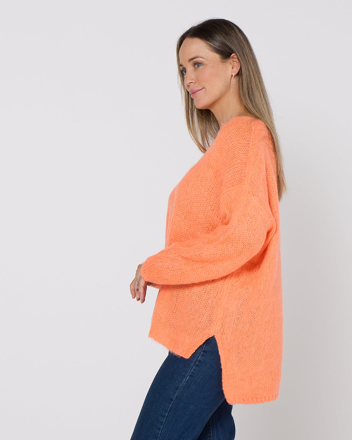 Lyon Relaxed Jumper - Orange