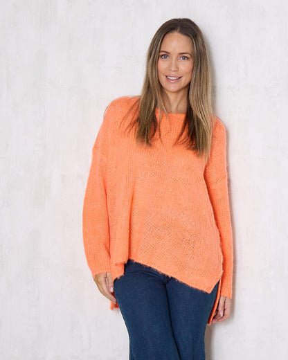Lyon Relaxed Jumper - Orange