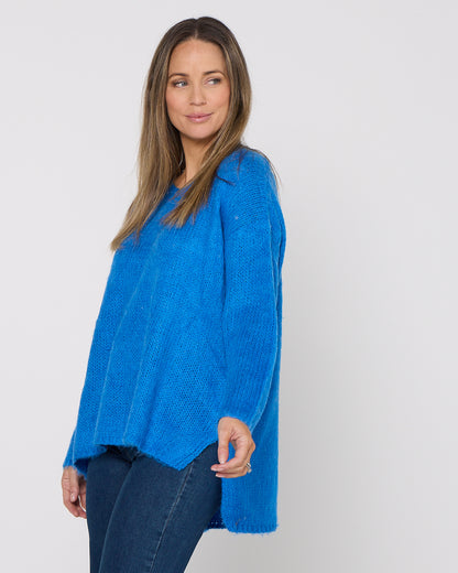 Lyon Relaxed Jumper - Cobalt