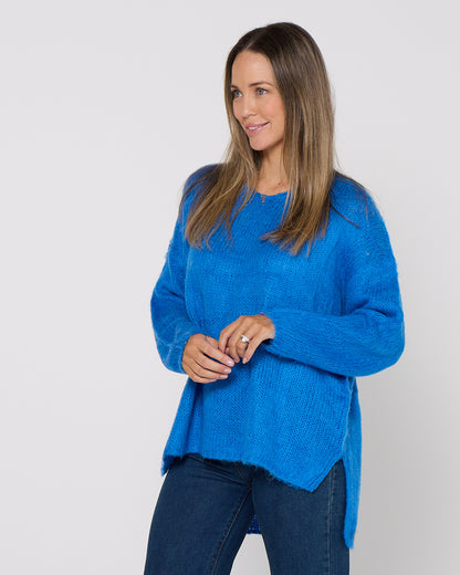 Lyon Relaxed Jumper - Cobalt
