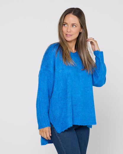 Lyon Relaxed Jumper - Cobalt