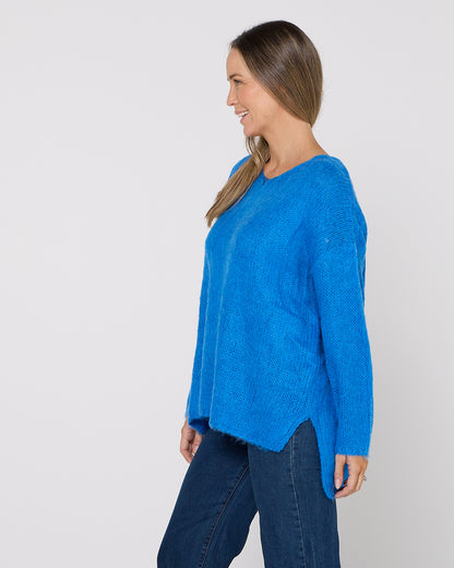 Lyon Relaxed Jumper - Cobalt