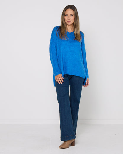 Lyon Relaxed Jumper - Cobalt