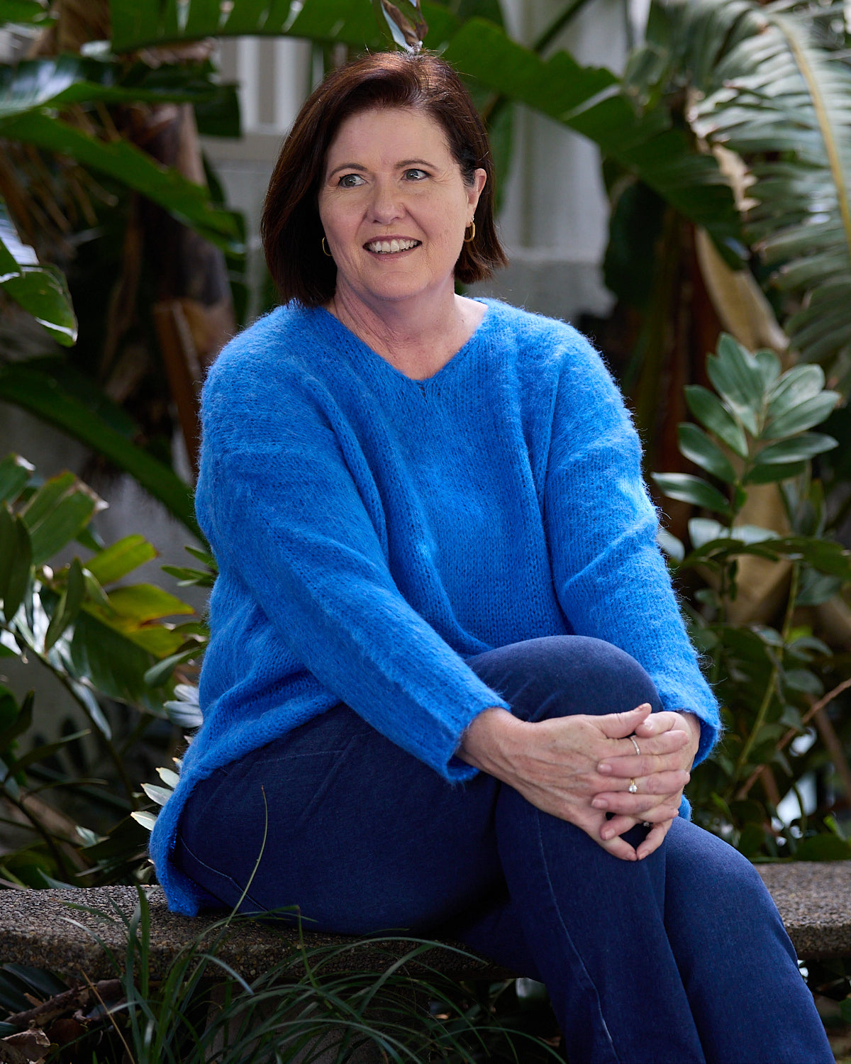 Lyon Relaxed Jumper - Cobalt