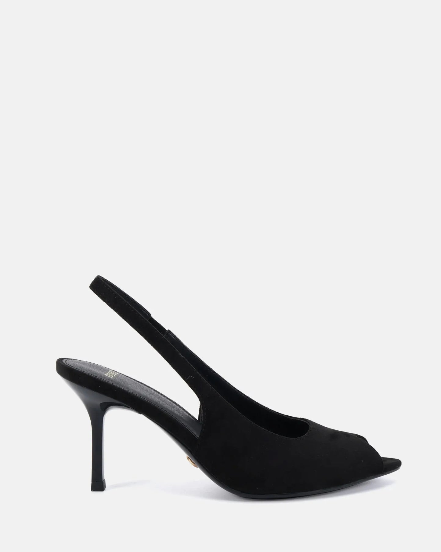 Marcella Heel - Black Suede