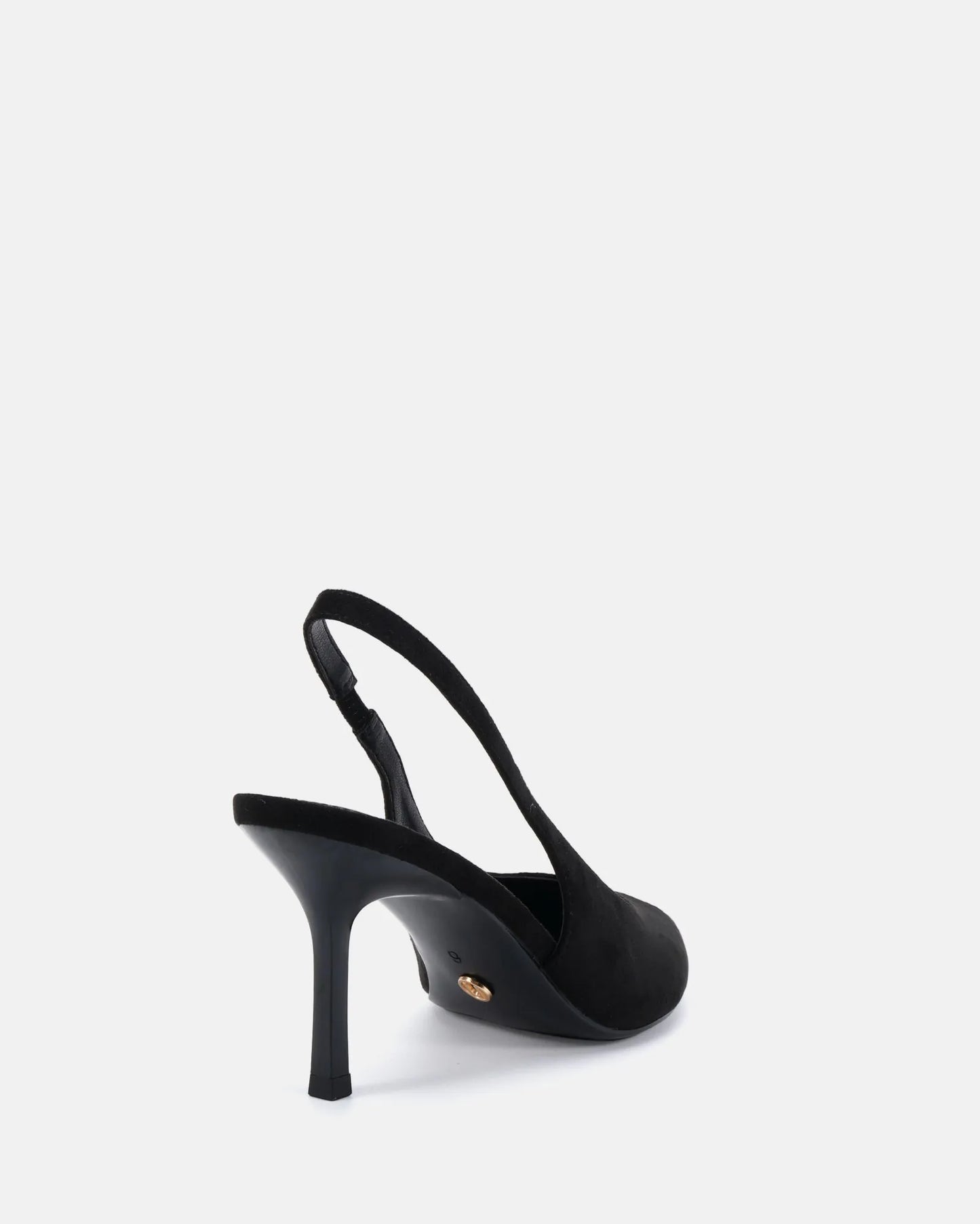 Marcella Heel - Black Suede