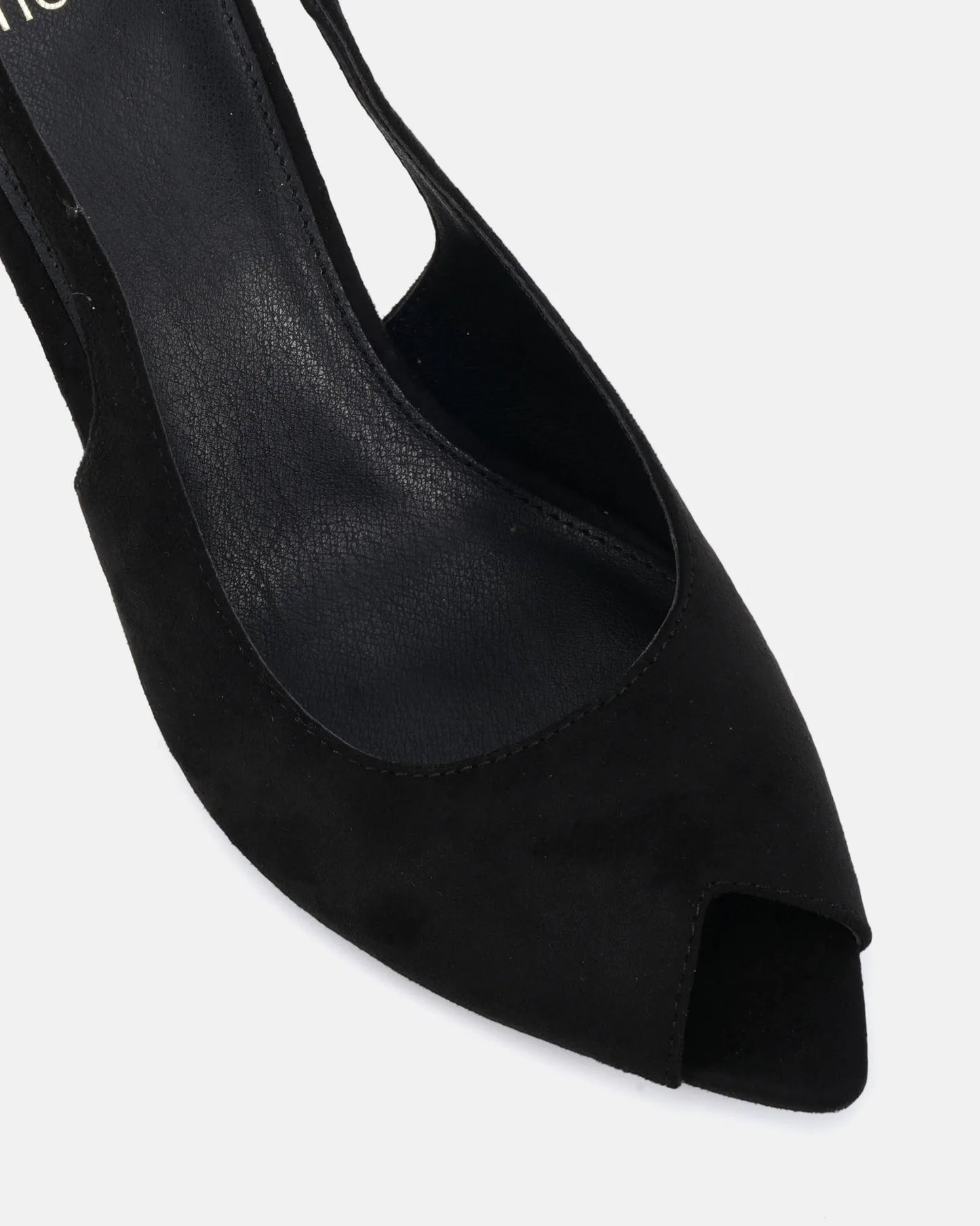 Marcella Heel - Black Suede