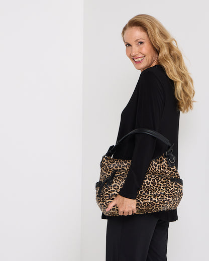 Tanya Shoulder Bag - Leopard Print