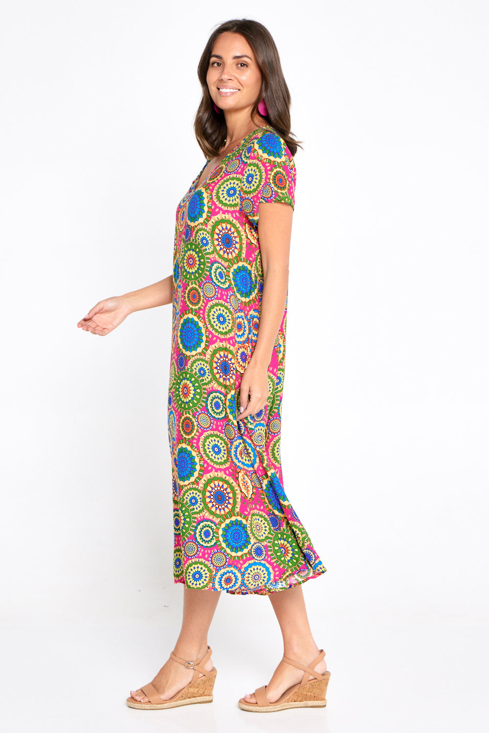 Apricot 2024 kaleidoscope dress