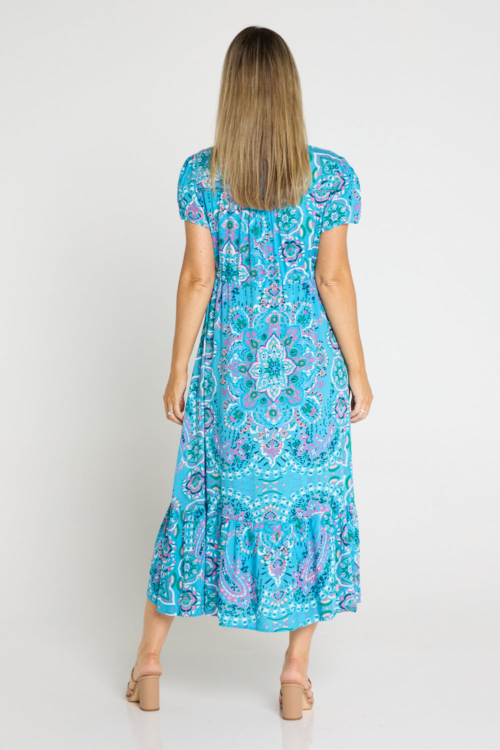 Mahlia Dress - Evie Aqua