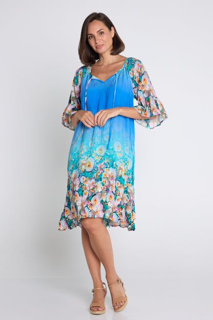 Kumasi Dress - Tropical Bloom