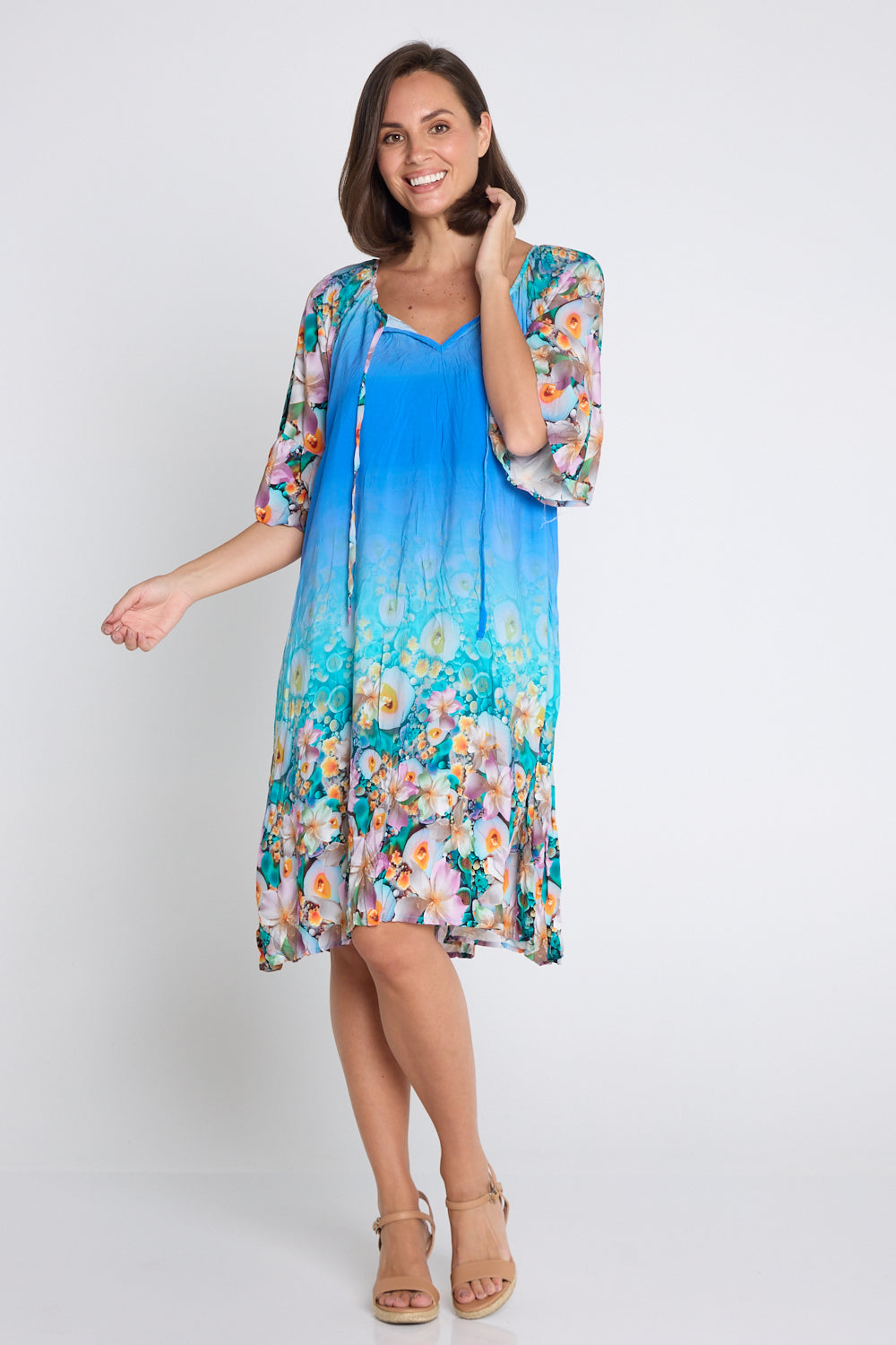 Kumasi Dress - Tropical Bloom