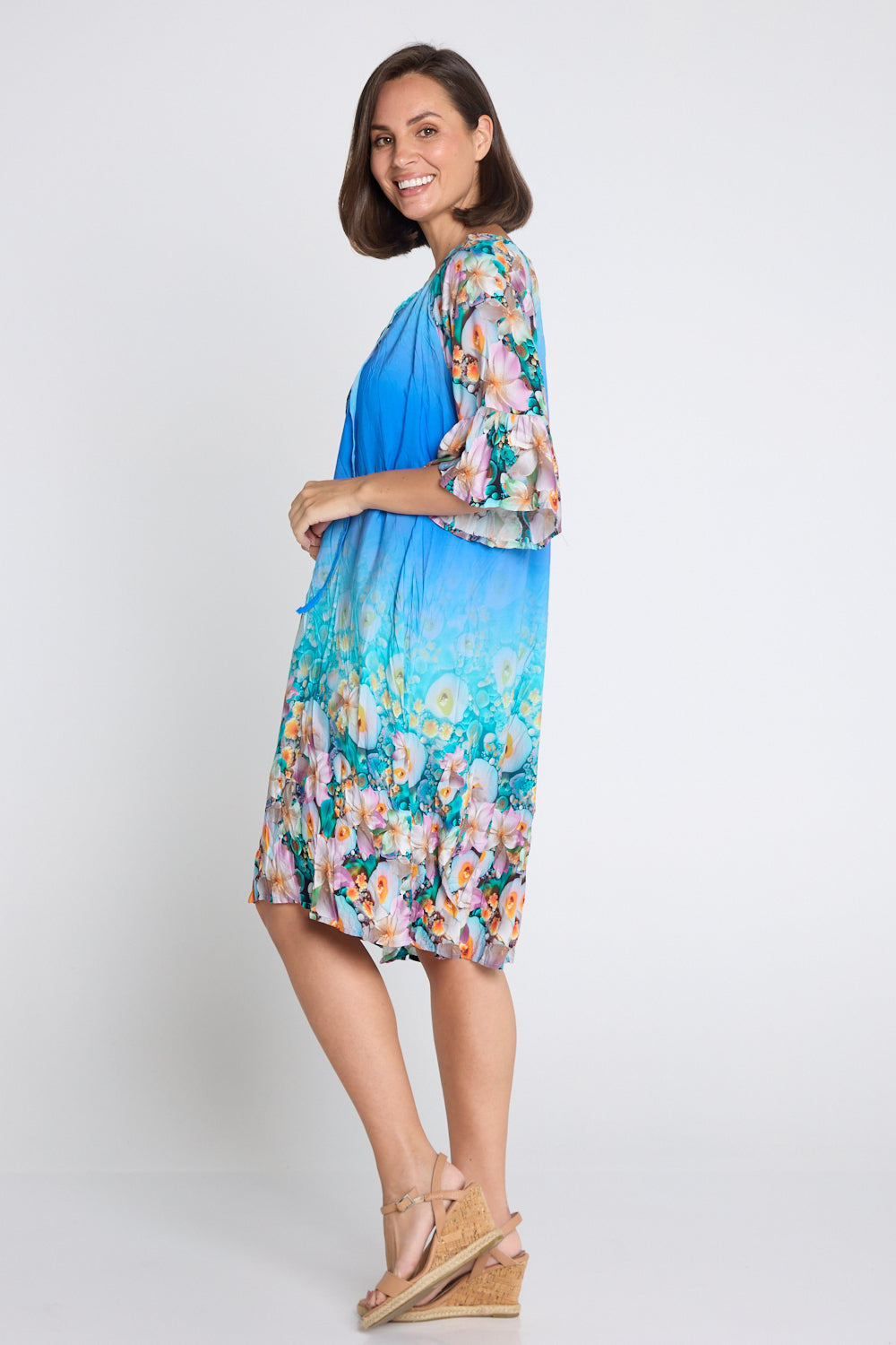 Kumasi Dress - Tropical Bloom