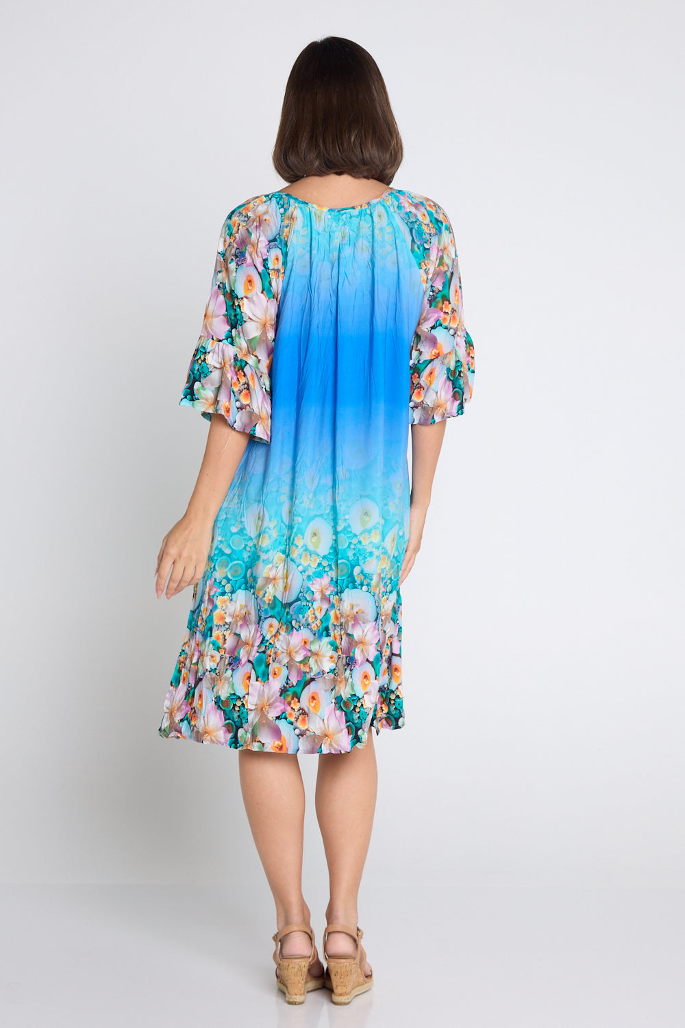 Kumasi Dress - Tropical Bloom