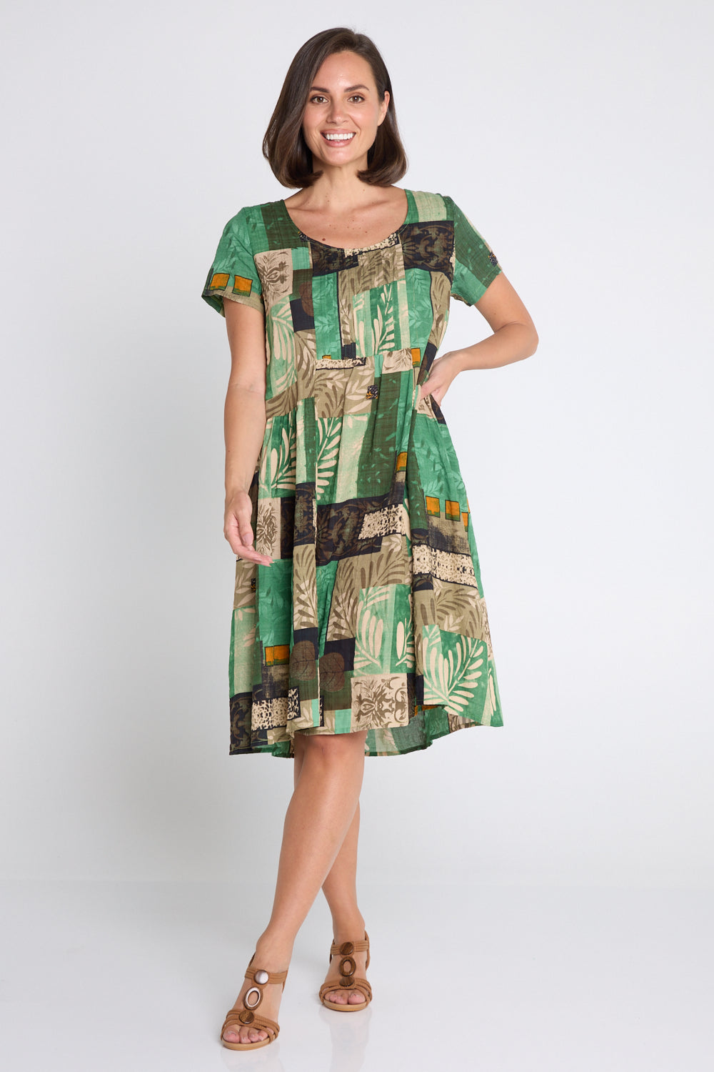 Emery Dress - Savannah Mosaic