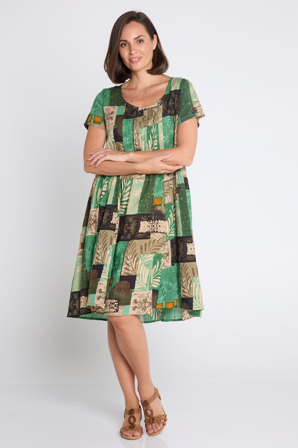 Emery Dress - Savannah Mosaic