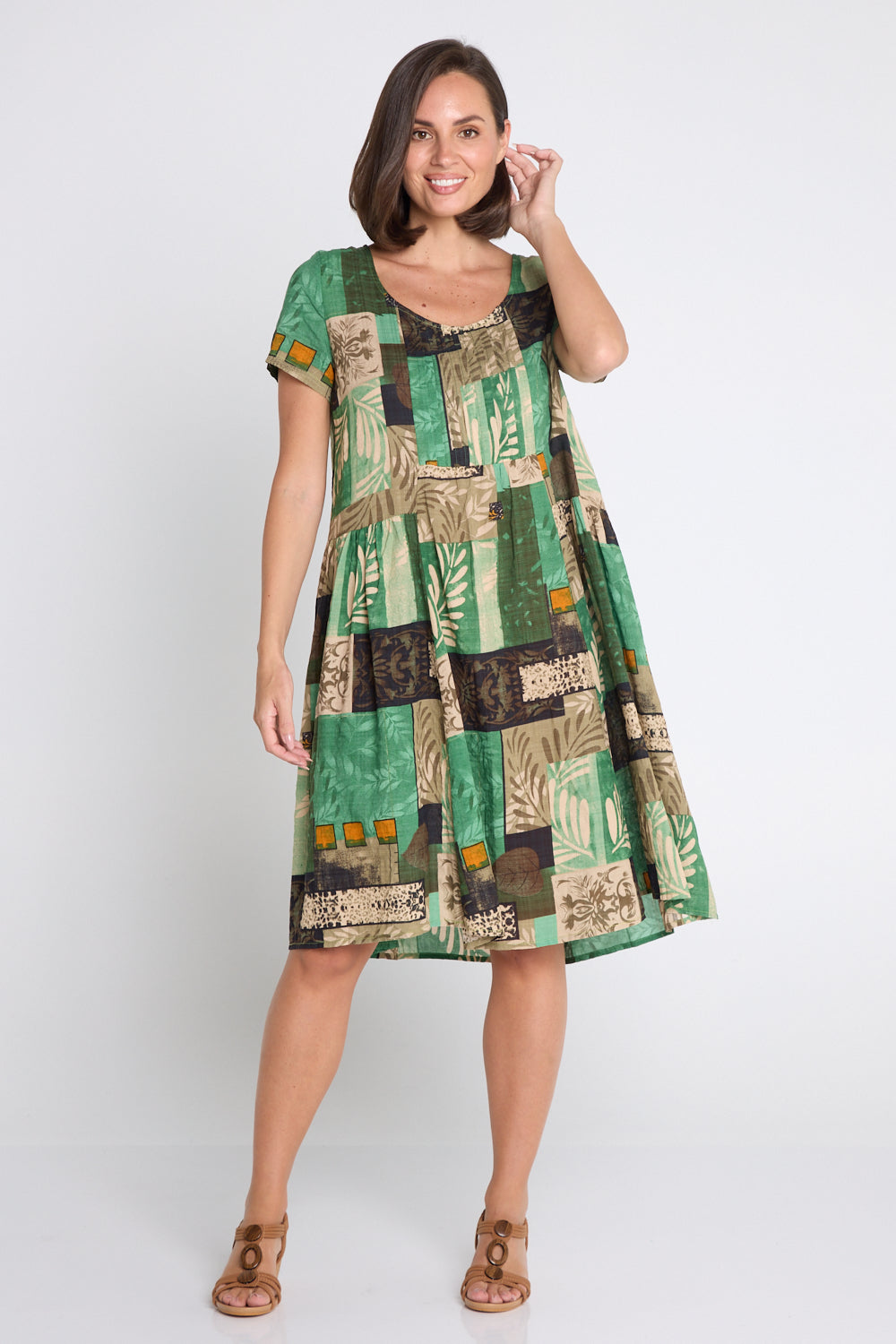 Emery Dress - Savannah Mosaic