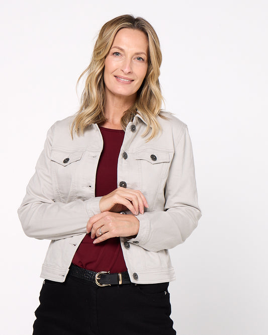 Michigan Denim Jacket - Stone