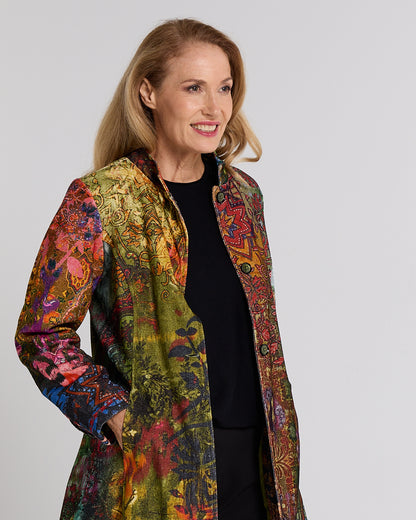 Spada Coat - Olive Print
