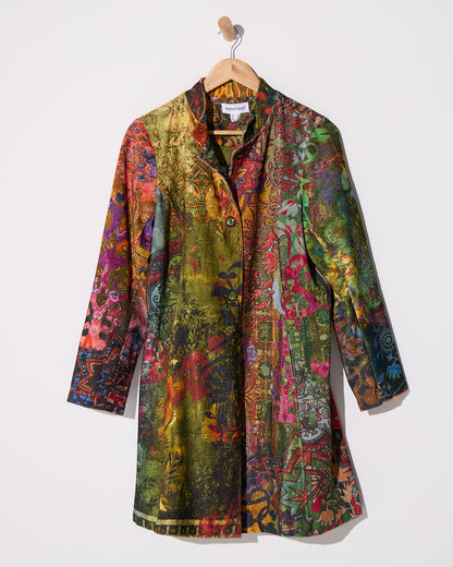 Spada Coat - Olive Print