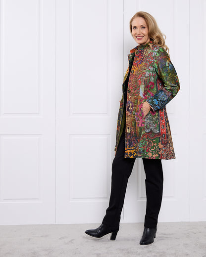 Spada Coat - Olive Print