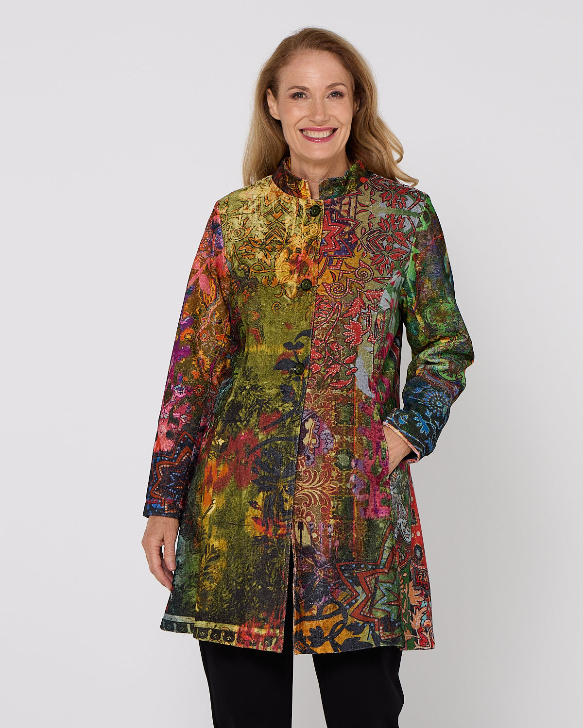Spada Coat - Olive Print