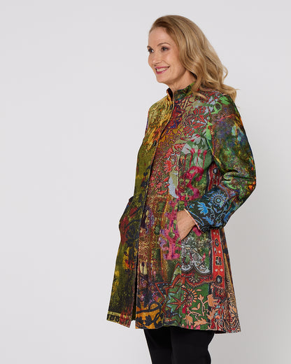 Spada Coat - Olive Print