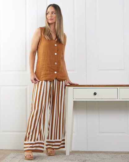 Miramar Vest - Caramel