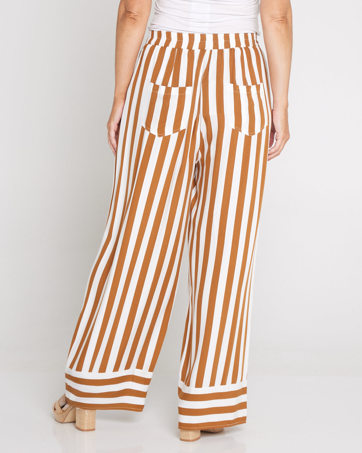 Treville Stripe Pant - Caramel