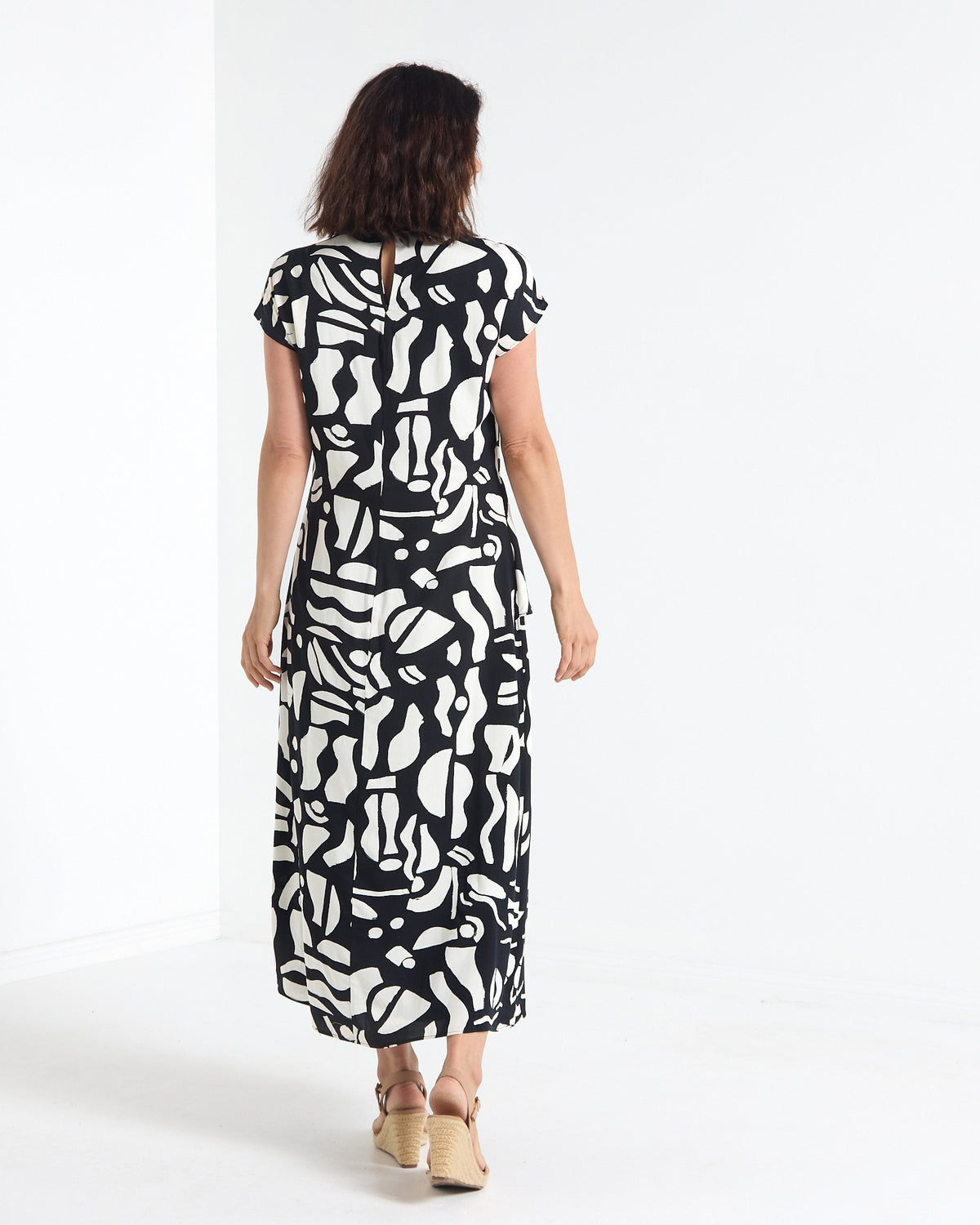 Abingdon Dress - Black & Ivory