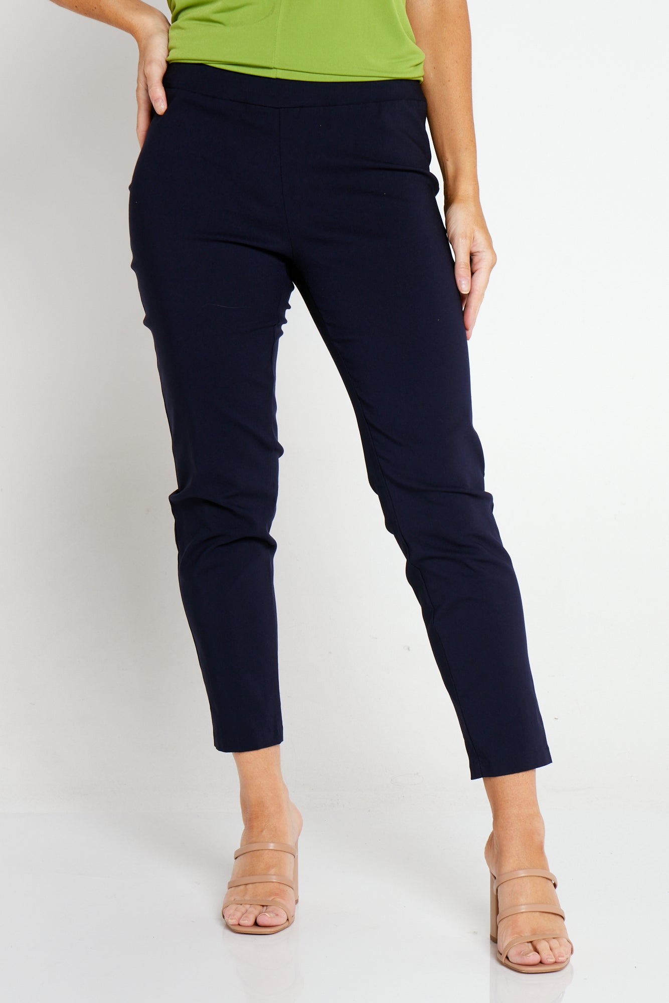 Bengaline Trousers Petite Navy Blue Trousers Buy Roman Navy Blue