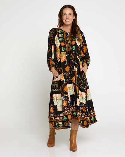 Morse Dress - Sun Tan Floral