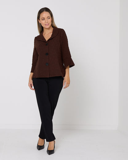 Milan Jacket - Chocolate