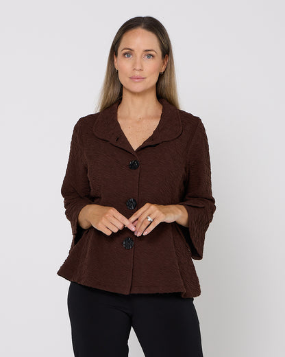 Milan Jacket - Chocolate