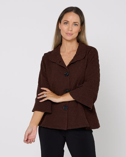 Milan Jacket - Chocolate