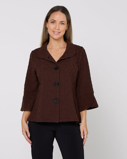 Milan Jacket - Chocolate