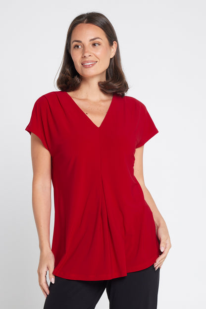 Ashlyn Top - Ruby Red